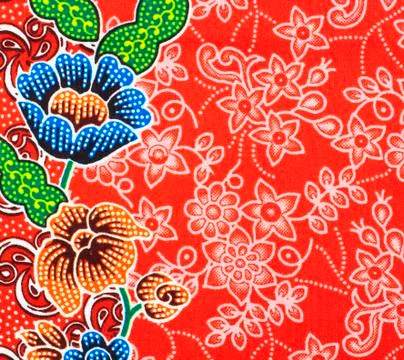 Pattern of thailand native cloths 스톡 사진