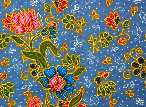 Pattern of thailand native cloths Stock Photos
