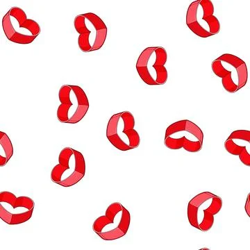 Pattern themed cookie cutter cartoon vector Stock Illustration