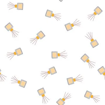 Pattern therapy aroma sticks cartoon vector 库存插图