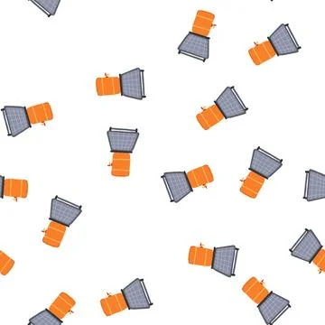 Pattern thermal solar water heater cartoon vector イラスト素材