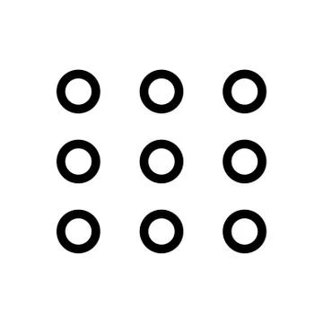 Pattern thin line icon  Stock Illustration
