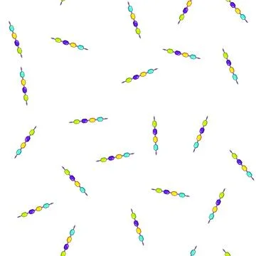 Pattern thread friendship bracelet cartoon vector Stock Illustration