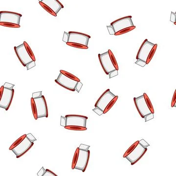 Pattern thread pipe seal tape cartoon vector Stock Illustration