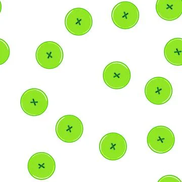 Pattern thread sewing button cartoon vector Stockillustratie