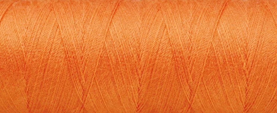 Pattern of thread on a spool, winding texture Foto stock