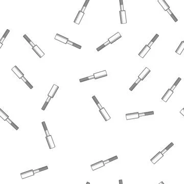 Pattern Threaded rod connecting metal hardware part Stock Illustration