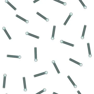 Pattern Threaded rod connecting metal hardware element Stock Illustration