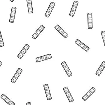 Pattern Three toggle switches with on symbols Stock Illustration
