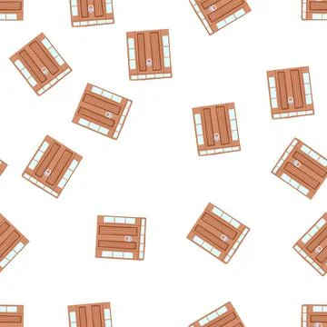 Pattern threshold door house entrance cartoon vector Stock-Illustration