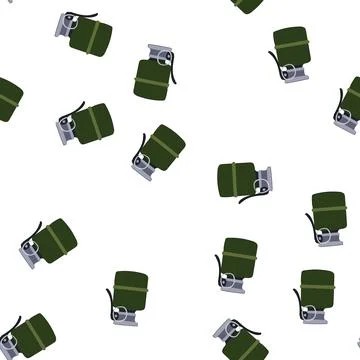 Pattern throw grenade cartoon vector 库存插图