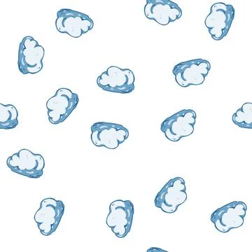 Pattern throw snowball cartoon vector Stock Illustration