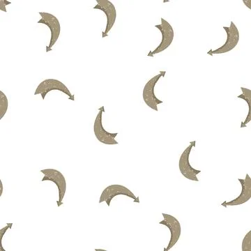 Pattern throwback retro arrow banner cartoon vector Stock Illustration