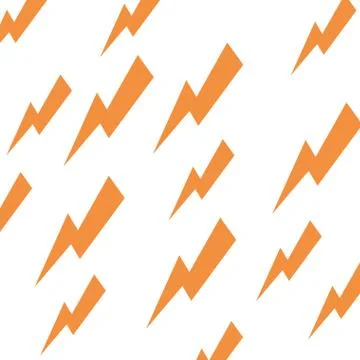 Pattern of thunder golden isolated icon vector illustration Illustrazione stock