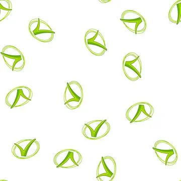 Pattern tick check mark cartoon vector Stock Illustration