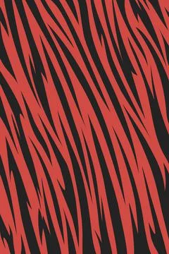 Pattern tiger or zebra stripes Stock Illustration