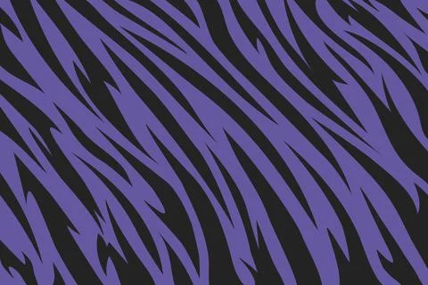 Pattern tiger or zebra stripes Illustrazione stock