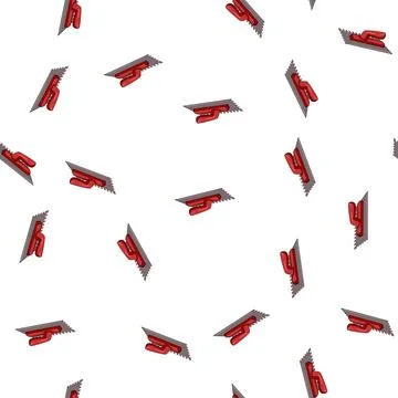 Pattern tile notched trowel cartoon vector イラスト素材