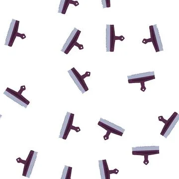 Pattern tile notched trowel cartoon vector イラスト素材