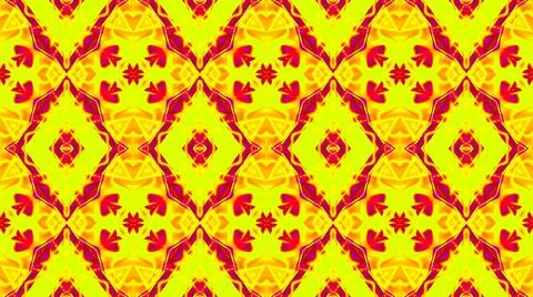 Pattern Tiles Symmetric Wallpaper Background Stock Illustration