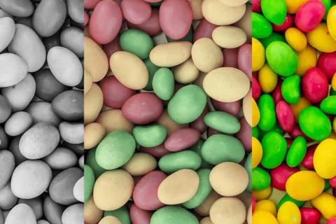 Pattern tinted gradient gray colorful panel glazed candy green yellow red bac Stock Photos