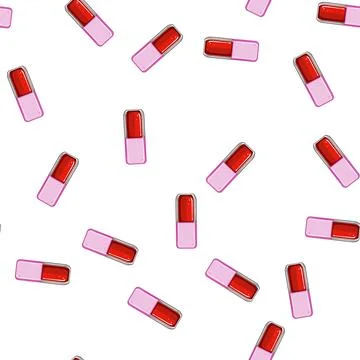 Pattern tinted lip gloss cartoon vector 스톡 일러스트