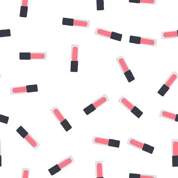 Pattern tinted lip gloss cartoon vector Stock Illustration