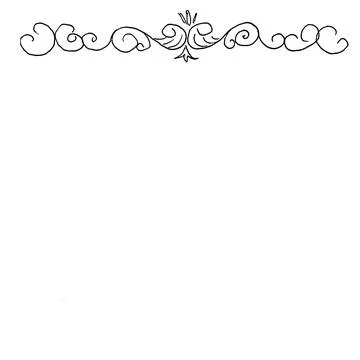 Pattern on the title,black handle A4 format Illustrazione stock