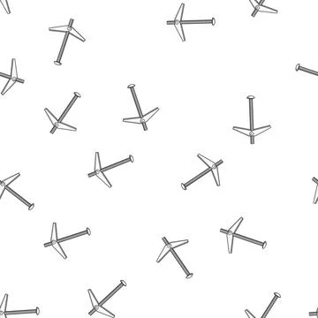 Pattern Toggle bolt fastener for drywall construction installation 스톡 일러스트
