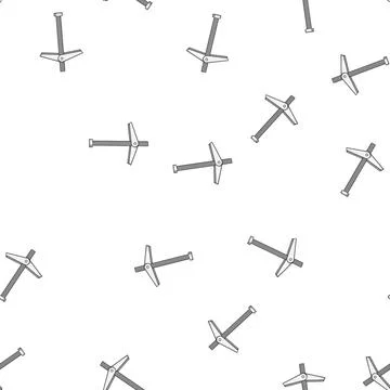 Pattern Toggle bolt fastener for drywall construction mounting イラスト素材