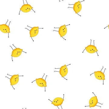 Pattern tomato fruit vegetable character cartoon vector Stock Illustration