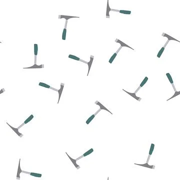 Pattern tone mason s hammer cartoon vector Stock Illustration
