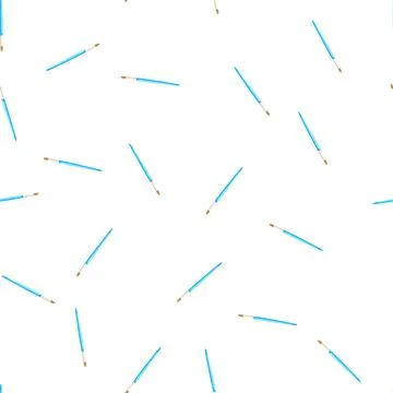 Pattern tool artist paint brush cartoon vector Stock Illustration