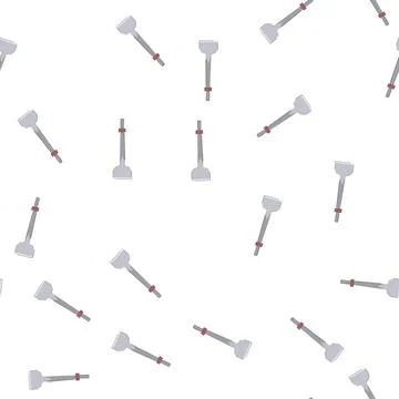 Pattern tool brick chisel cartoon vector イラスト素材