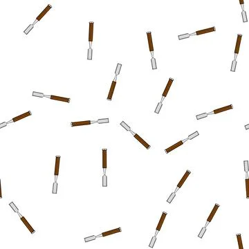 Pattern tool chisel carving cartoon vector イラスト素材
