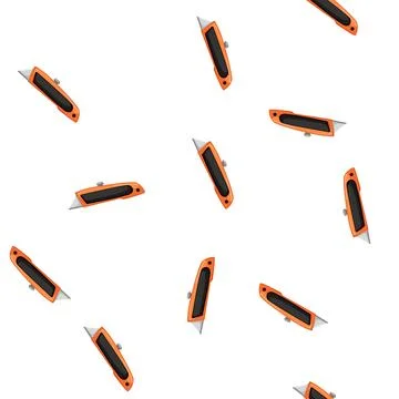 Pattern tool cutter knife cartoon vector Stock Illustration