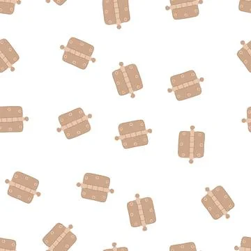 Pattern tool door hinge cartoon vector Stock Illustration