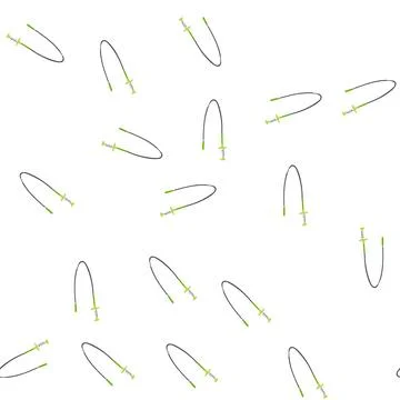 Pattern tool drain snake cartoon vector Stock Illustration