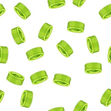Pattern tool garden hose cartoon vector イラスト素材