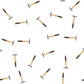 Pattern tool hammer cartoon vector Stock Illustration