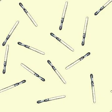 Pattern tool letter opener sketch hand drawn 스톡 일러스트