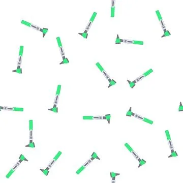 Pattern tool otoscope cartoon vector Stock Illustration
