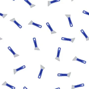Pattern tool paint scraper cartoon vector Illustrazione stock