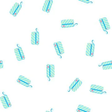 Pattern tool pencil case cartoon vector イラスト素材