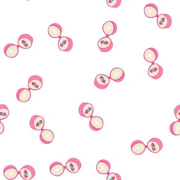 Pattern tool pill cutter cartoon vector Stock Illustration