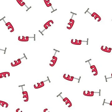 Pattern tool pipe cutter cartoon vector Stock Illustration