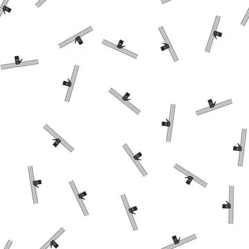 Pattern tool ruler builder cartoon vector Stock Illustration