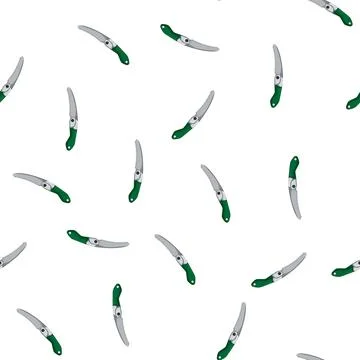 Pattern tool saw hand cartoon vector 스톡 일러스트