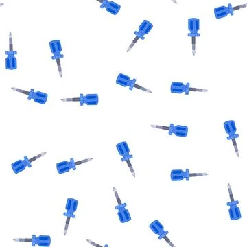 Pattern tool screwdriver cartoon vector Stock Illustration