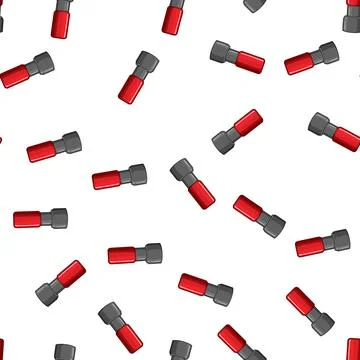 Pattern tool stamp handle cartoon vector Illustration